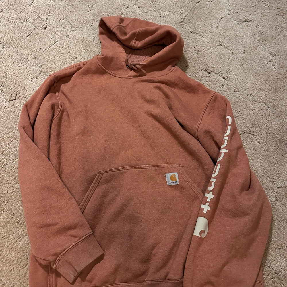 Carhartt Men's Brick Orange Hoodie